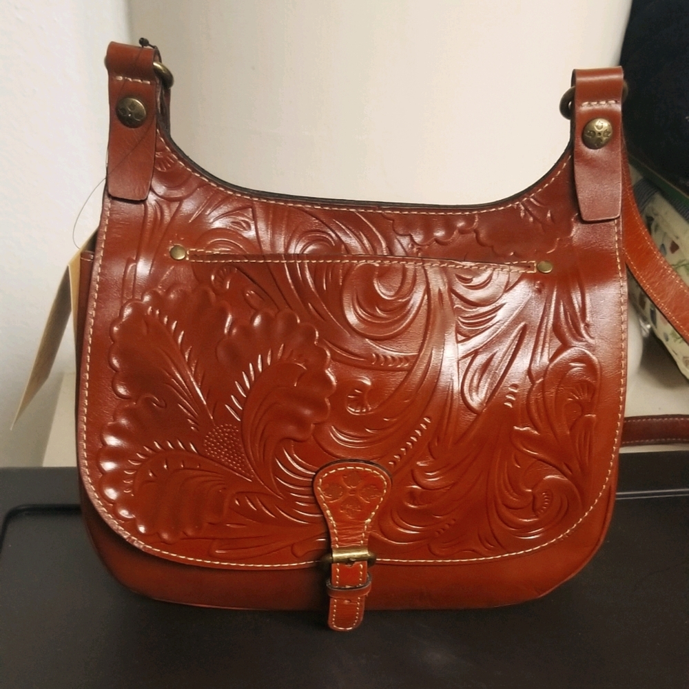 New Patricia Nash Leather Crossbody